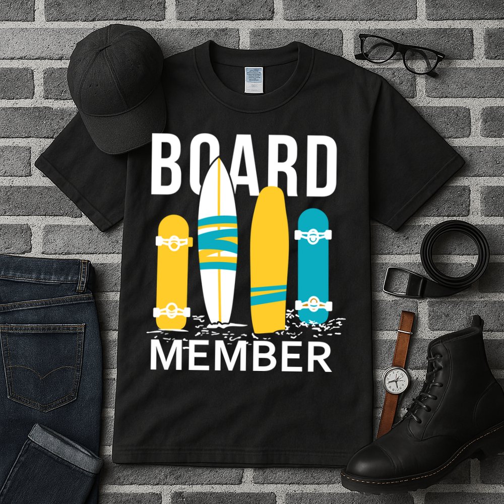 Funny Surfing Board Member Tall T-Shirt