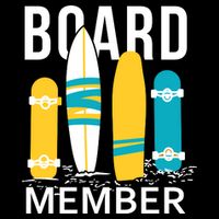 Funny Surfing Board Member Tall T-Shirt
