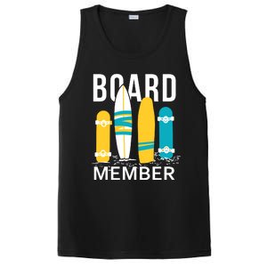 Funny Surfing Board Member PosiCharge Competitor Tank