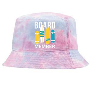 Funny Surfing Board Member Tie-Dyed Bucket Hat