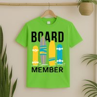 Funny Surfing Board Member T-Shirt