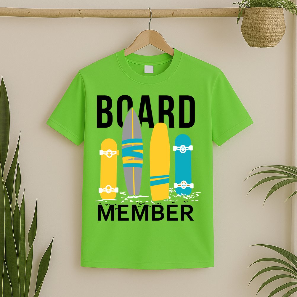 Funny Surfing Board Member T-Shirt