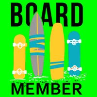 Funny Surfing Board Member T-Shirt
