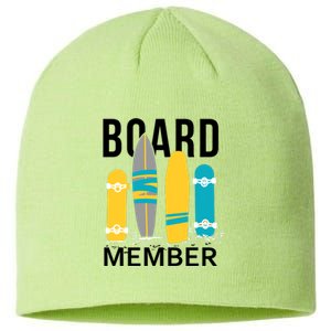 Funny Surfing Board Member Sustainable Beanie