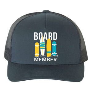 Funny Surfing Board Member Yupoong Adult 5-Panel Trucker Hat