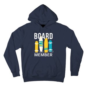 Funny Surfing Board Member Hoodie