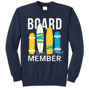 Funny Surfing Board Member Sweatshirt