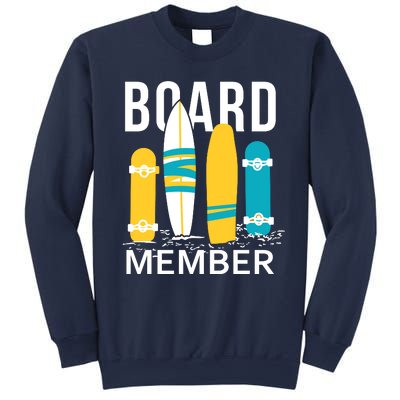 Funny Surfing Board Member Sweatshirt