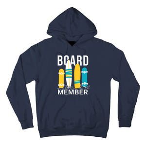 Funny Surfing Board Member Tall Hoodie