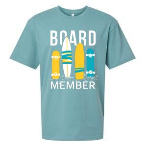 Funny Surfing Board Member Sueded Cloud Jersey T-Shirt