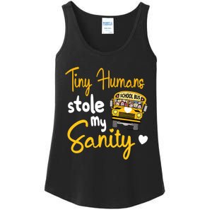 Funny School Bus Driving School Bus Driver Ladies Essential Tank