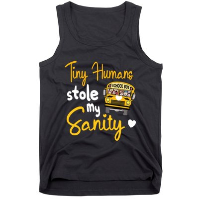 Funny School Bus Driving School Bus Driver Tank Top