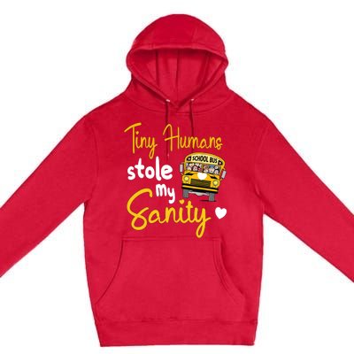 Funny School Bus Driving School Bus Driver Premium Pullover Hoodie