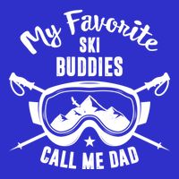 Father Ski Buddies Call Me Dad Skiing Goggles Snowboarding Gift 16 in Basic Backpack