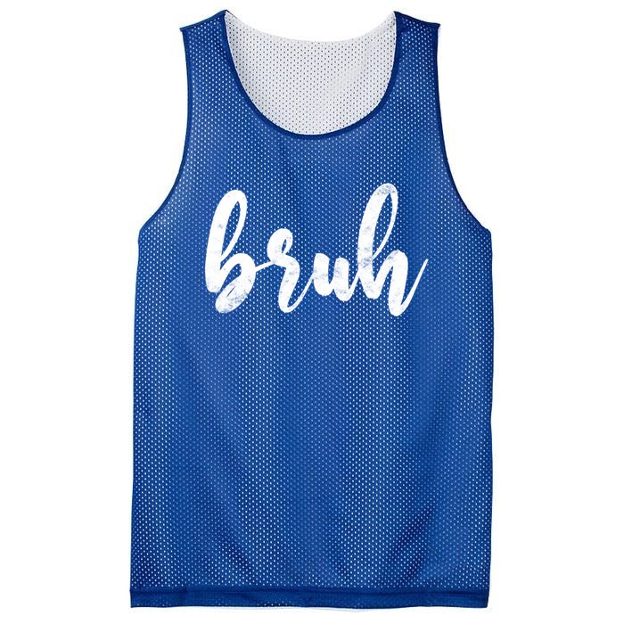 Fresh Seriously Bruh Brah Bro Dude Hip Hop Urban Slang Gift Mesh Reversible Basketball Jersey Tank