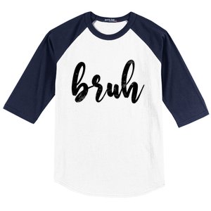 Fresh Seriously Bruh Brah Bro Dude Hip Hop Urban Slang Gift Baseball Sleeve Shirt