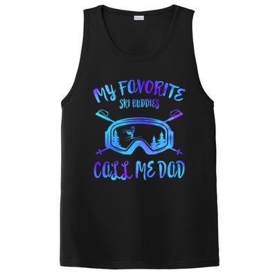 Father Ski Buddies Call Me Dad Skiing Goggles Snowboarding Great Gift PosiCharge Competitor Tank