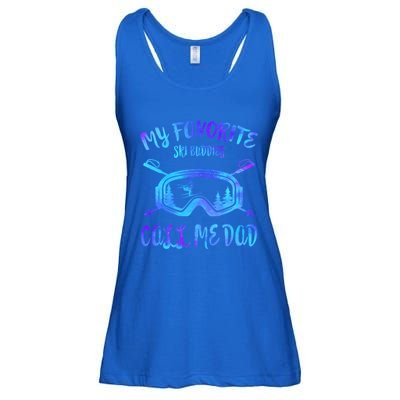 Father Ski Buddies Call Me Dad Skiing Goggles Snowboarding Great Gift Ladies Essential Flowy Tank