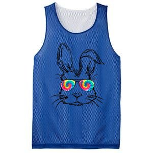 Funny Sunglass Bunny Face Tie Dye Happy Easter Day Great Gift Mesh Reversible Basketball Jersey Tank