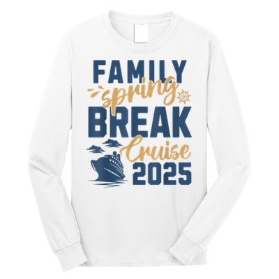 Family Spring Break Cruise 2025 Family Vacation Matching Long Sleeve Shirt
