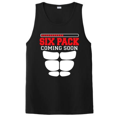 Funny Sports Body Fitness Gift Six Pack Coming Soon Gift PosiCharge Competitor Tank