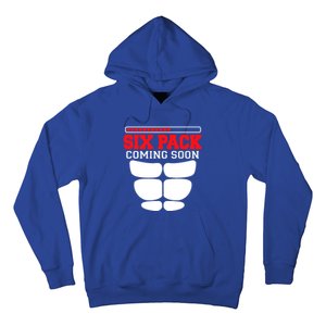 Funny Sports Body Fitness Gift Six Pack Coming Soon Gift Hoodie