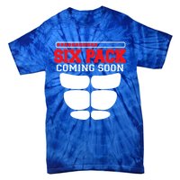 Funny Sports Body Fitness Gift Six Pack Coming Soon Gift Tie-Dye T-Shirt