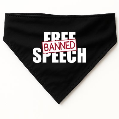 Free Speech Banned USA-Made Doggie Bandana