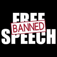 Free Speech Banned Cooling Performance Crew T-Shirt