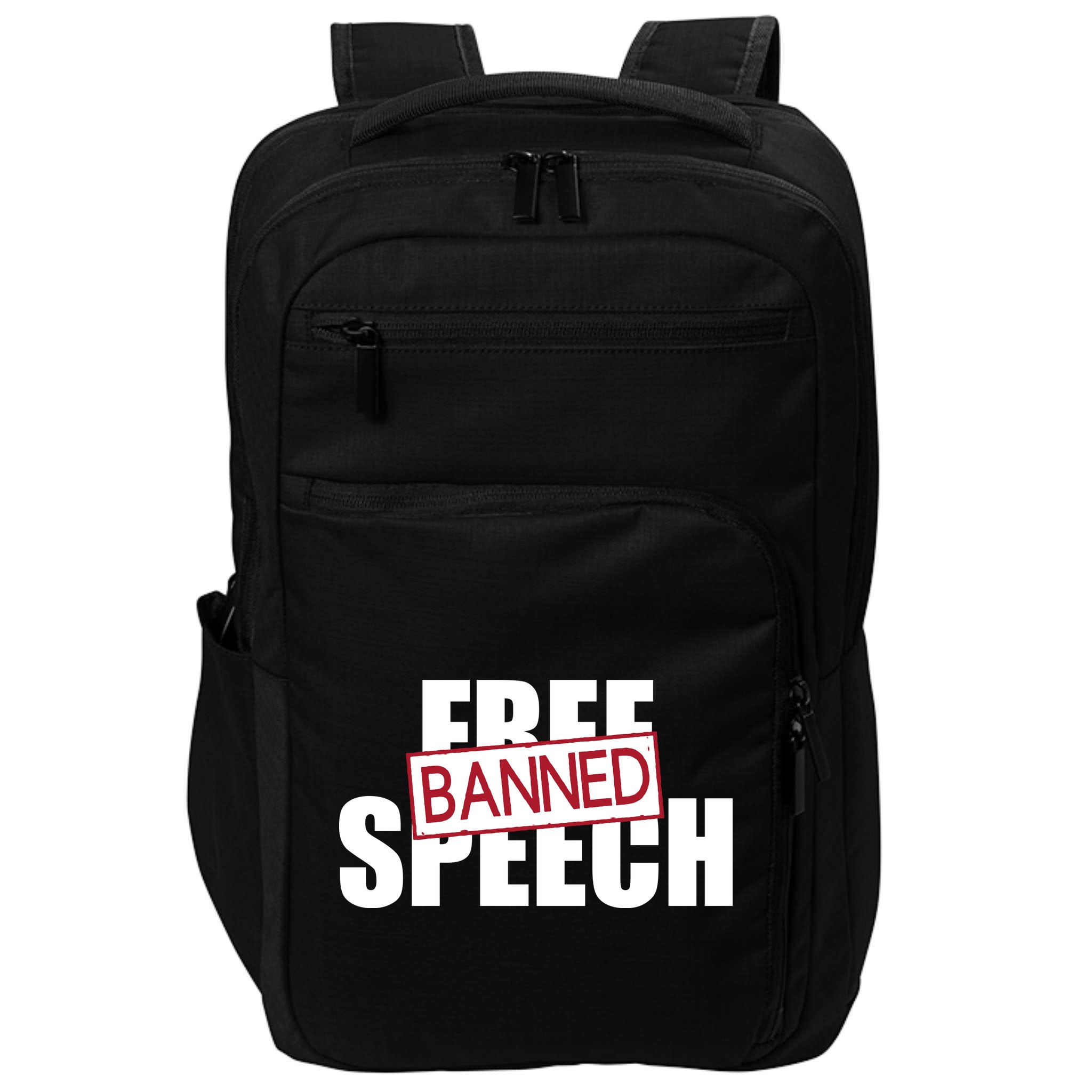 Free Speech Banned Impact Tech Backpack