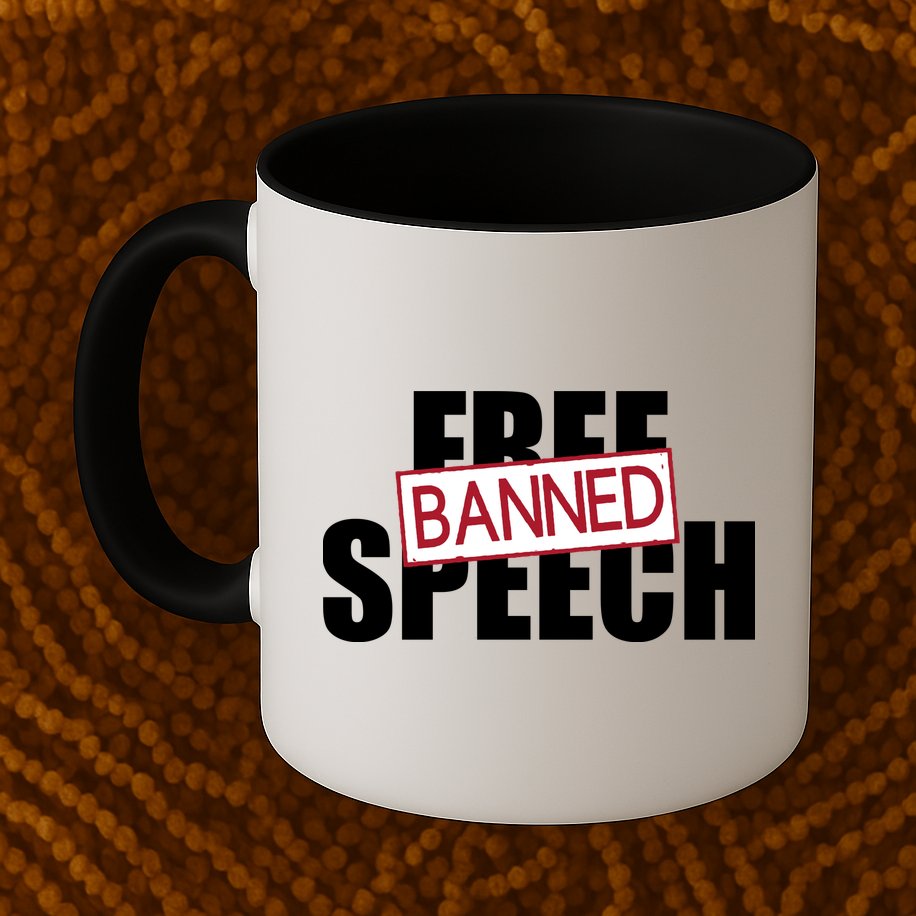 Free Speech Banned Mug