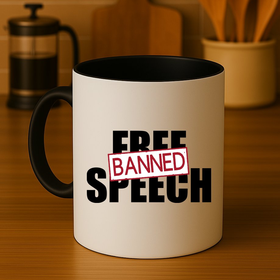 Free Speech Banned Mug