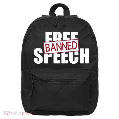 Free Speech Banned 16 in Basic Backpack