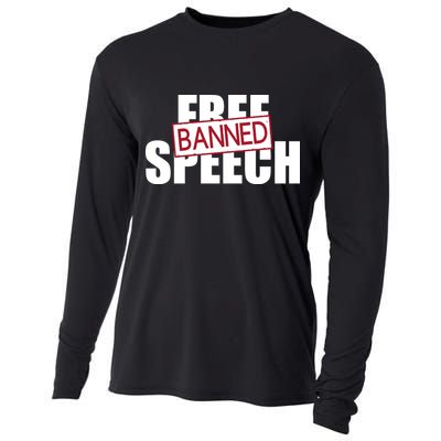 Free Speech Banned Cooling Performance Long Sleeve Crew