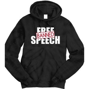 Free Speech Banned Tie Dye Hoodie