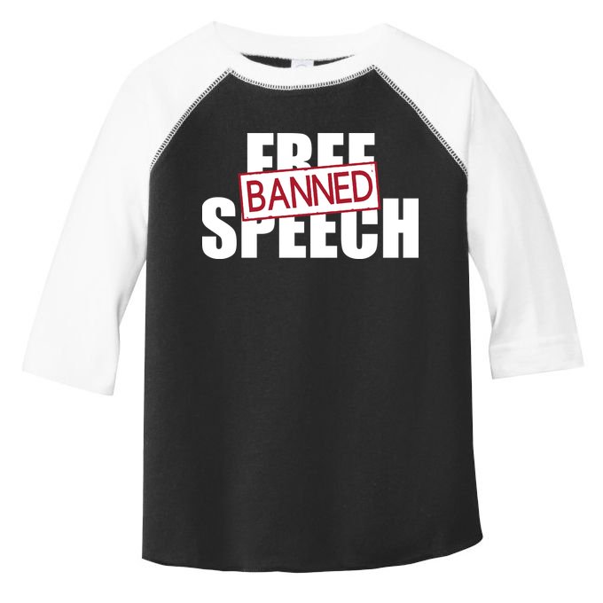 Free Speech Banned Toddler Fine Jersey T-Shirt