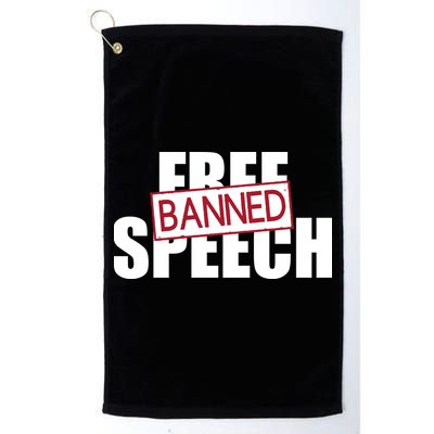 Free Speech Banned Golf Towel