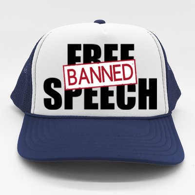 Free Speech Banned Trucker Hat