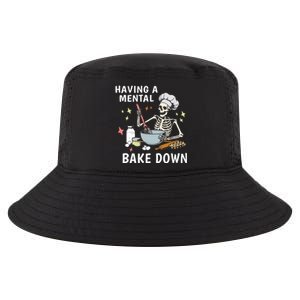 Funny Skeleton Baker Baking Lover Having A Tal Bake Down Great Gift Cool Comfort Performance Bucket Hat