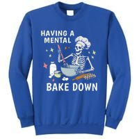 Funny Skeleton Baker Baking Lover Having A Tal Bake Down Great Gift Sweatshirt