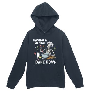 Funny Skeleton Baker Baking Lover Having A Tal Bake Down Great Gift Urban Pullover Hoodie