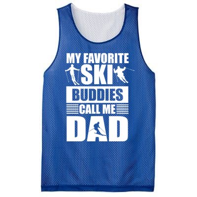 Favorite Ski Buddies Dad Winter Sport Skiing Fathers Day Gift Mesh Reversible Basketball Jersey Tank