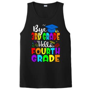 Funny Student Bye 3Rd Grade Hello Fourth Grade Gift PosiCharge Competitor Tank