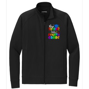 Funny Student Bye 3Rd Grade Hello Fourth Grade Gift Stretch Full-Zip Cadet Jacket