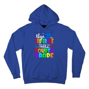 Funny Student Bye 3Rd Grade Hello Fourth Grade Gift Hoodie