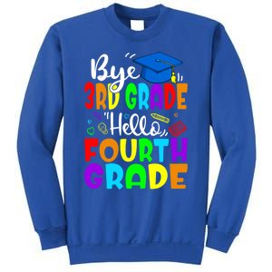 Funny Student Bye 3Rd Grade Hello Fourth Grade Gift Sweatshirt