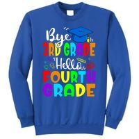 Funny Student Bye 3Rd Grade Hello Fourth Grade Gift Sweatshirt