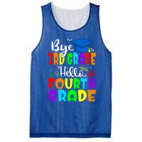 Funny Student Bye 3Rd Grade Hello Fourth Grade Gift Mesh Reversible Basketball Jersey Tank