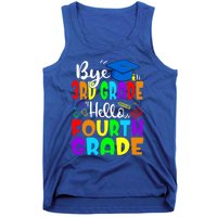 Funny Student Bye 3Rd Grade Hello Fourth Grade Gift Tank Top