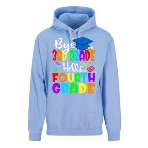 Funny Student Bye 3Rd Grade Hello Fourth Grade Gift Unisex Surf Hoodie